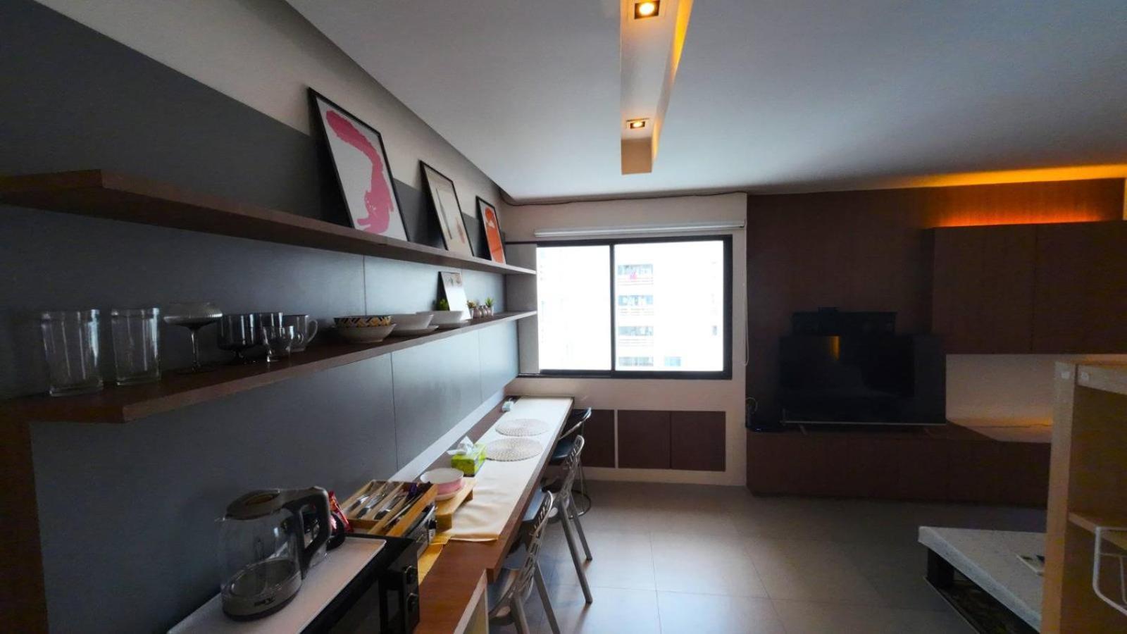 Appartement Tower Resident In The Heart Of Bangkok Shopping Center à Makkasan Chambre photo
