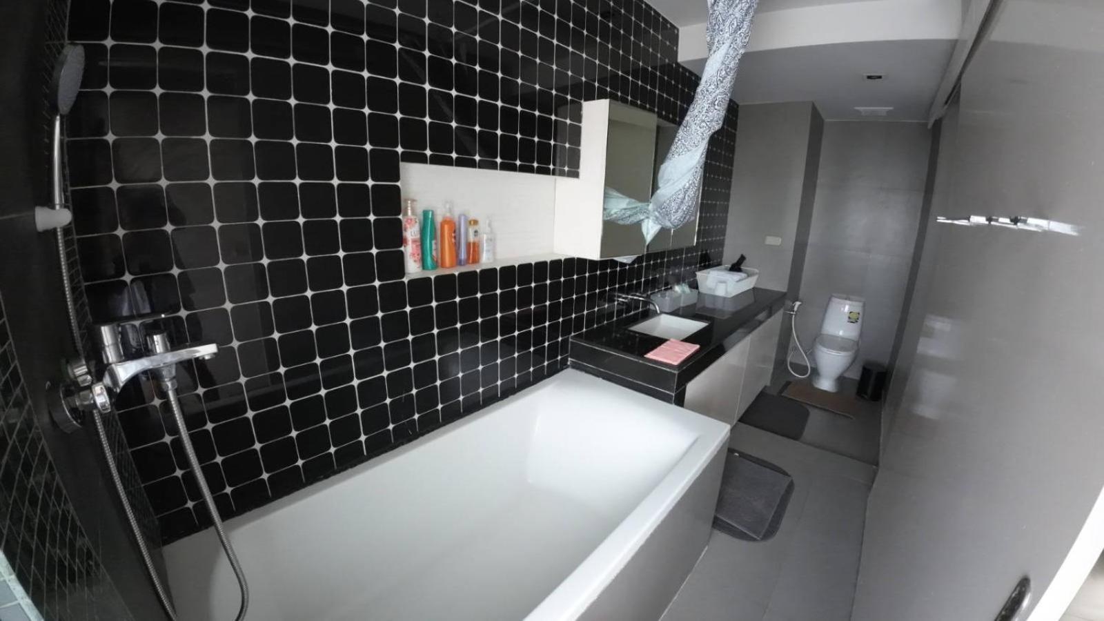 Appartement Tower Resident In The Heart Of Bangkok Shopping Center à Makkasan Chambre photo