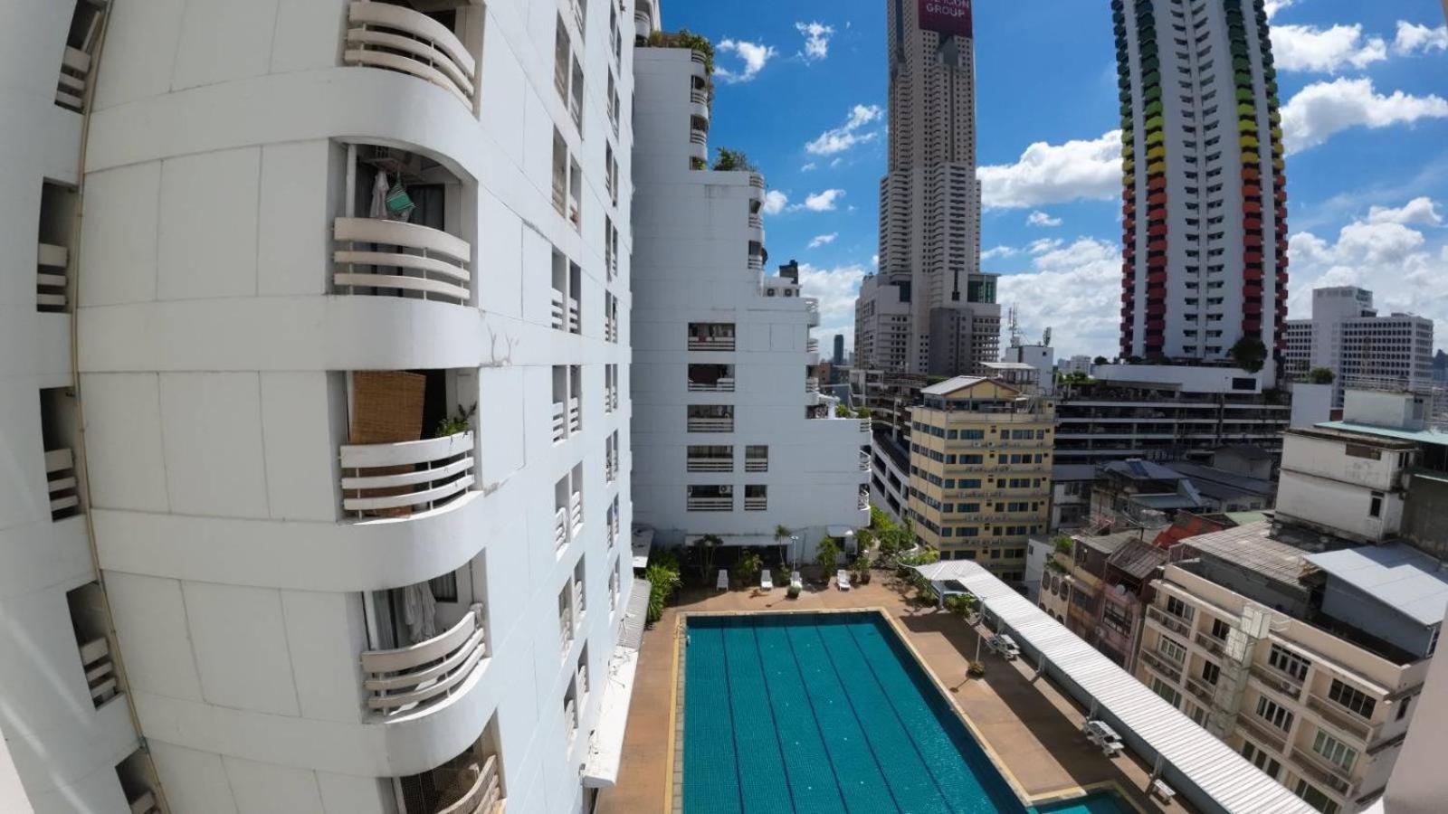 Appartement Tower Resident In The Heart Of Bangkok Shopping Center à Makkasan Chambre photo